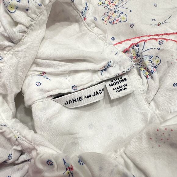 Janie and Jack Floral Butterfly Ruffle Dress - Picture 8 of 9